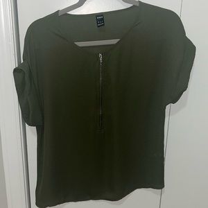 Olive blouse (S)